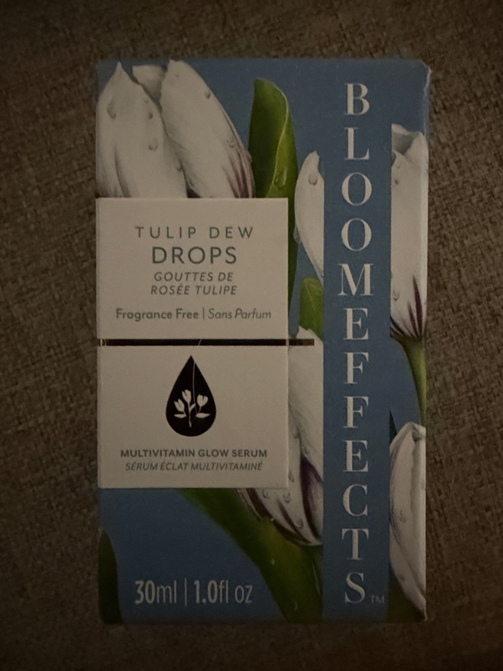 BloomEffects Tulip Dew Drops Multivitamin Glow Serum - Blue & White 30ml / 1oz